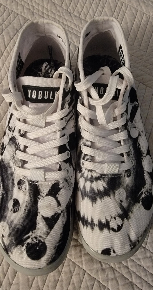 NoBull Artwork Mid Canvas Trainer - 8
